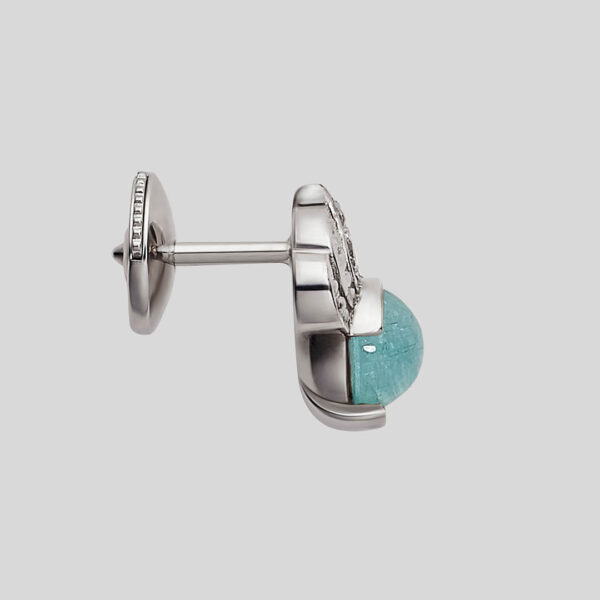 Boucles d’oreilles Aigrette et Paraïba – Image 3