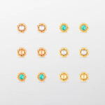 Rani perle or rose Earstud - Image 6