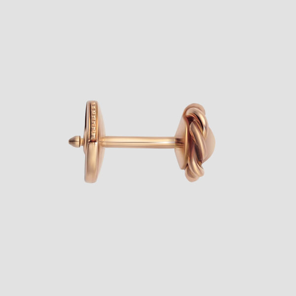 Puce d’oreille Rani perle or rose – Image 4